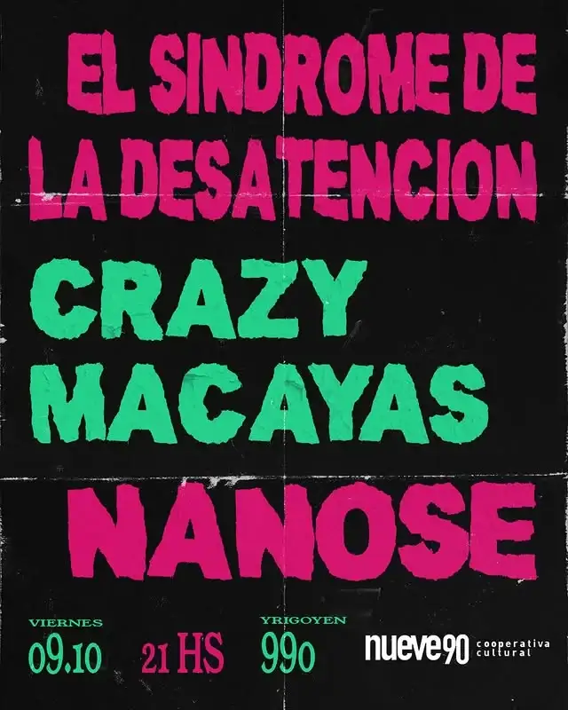 Bandas en Nueve90