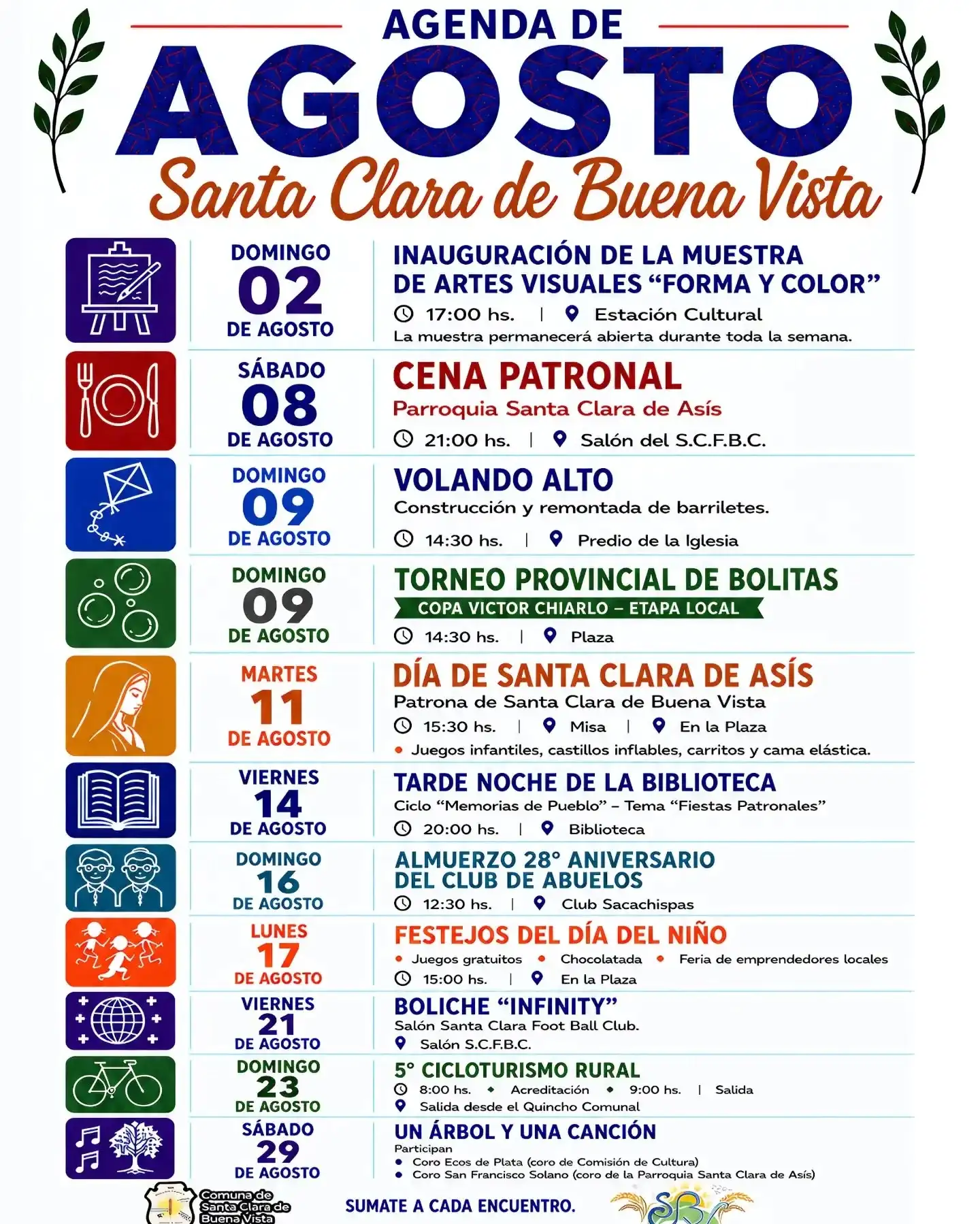 Santa Clara de Buena Vista celebra durante todo agosto sus Fiestas Patronales en honor a Santa Clara de Asís - 1