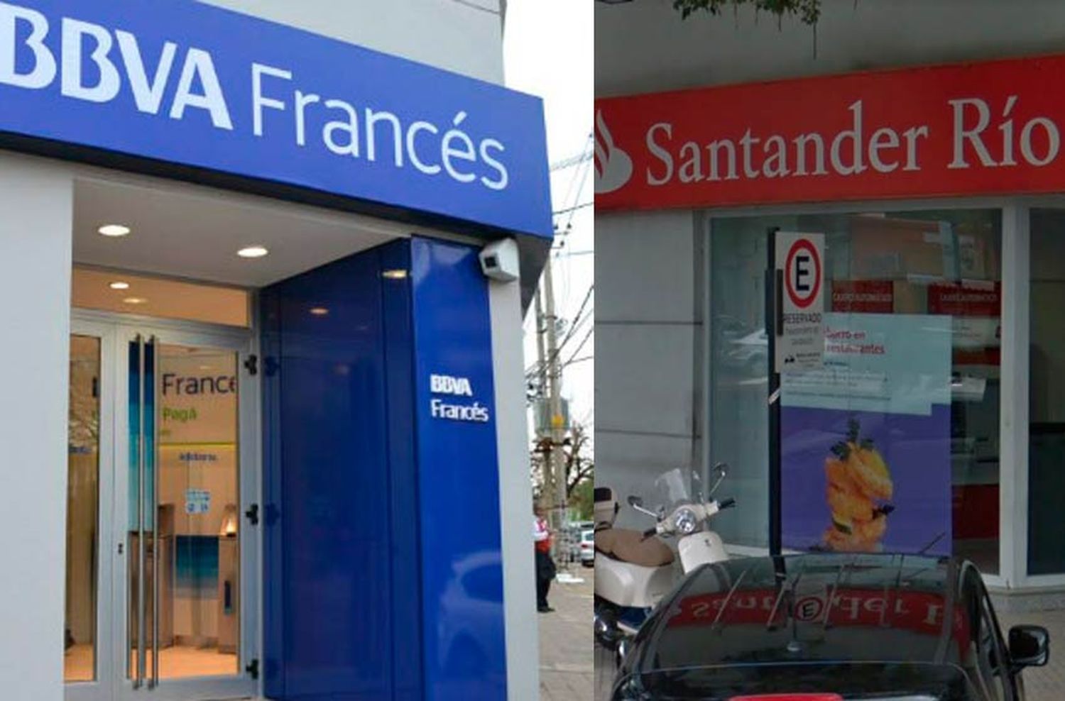 Bancarios de Santander Río y BBVA Francés van al paro para protestar por el cierre de sucursales