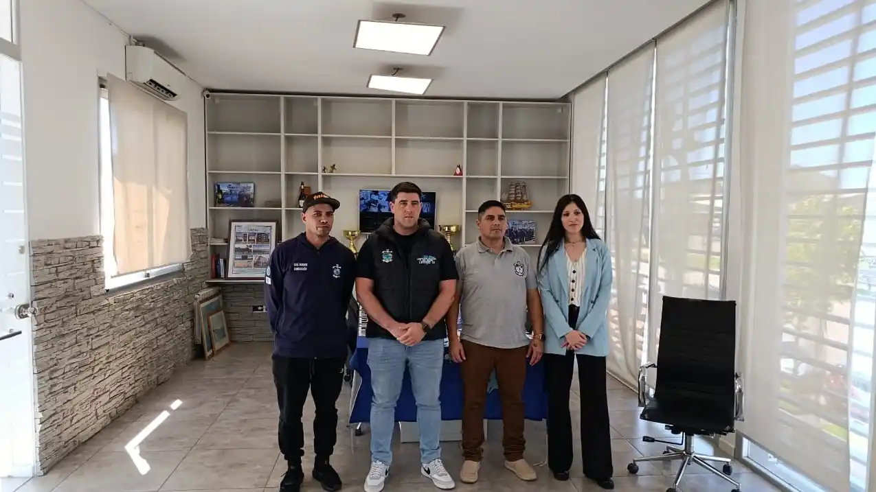 Damian Basaill (Delegado de SOMU), Fernanda Chávez (Abogada), Oscar  Bravo (secretario general).