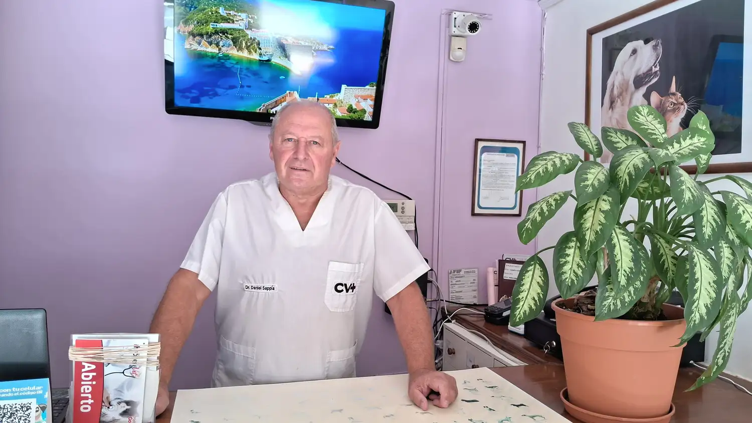 Daniel Sappia, médico veterinario.