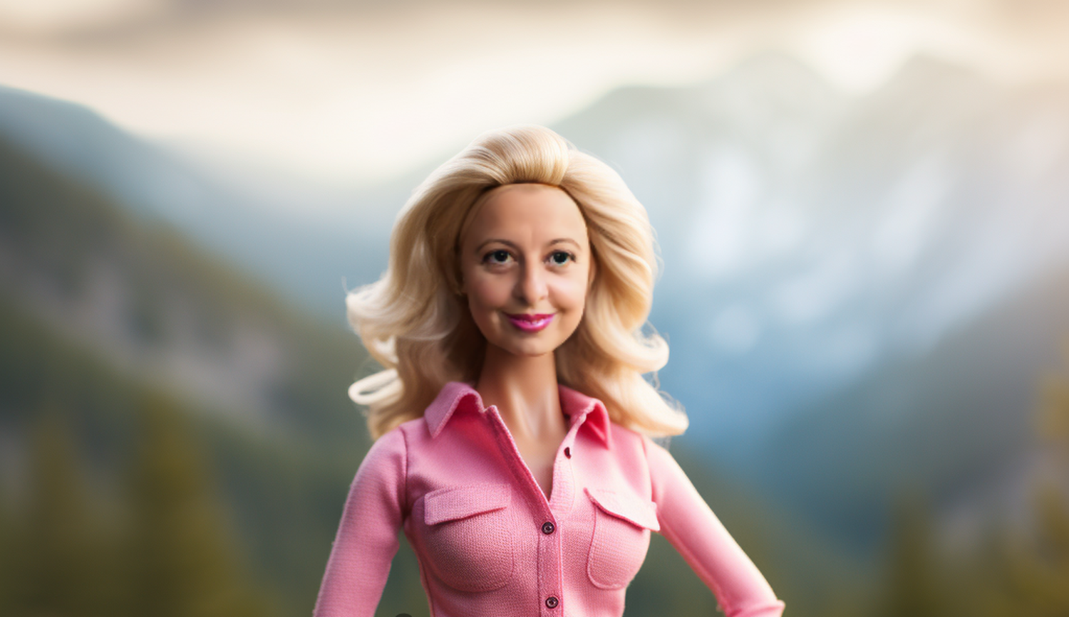 Mariela Hildermann en versión Barbie - Foto: bairbie.me