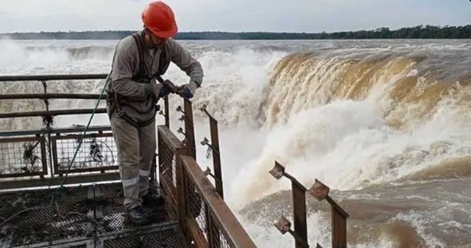 Concluyeron las obras de recuperación de la pasarela de la Garganta del Diablo