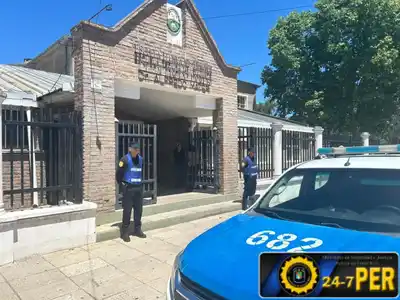 Operativo especial de seguridad en Diamante durante las elecciones legislativas