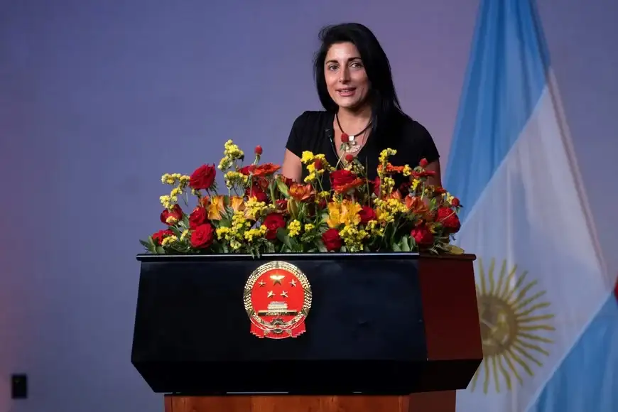 Juliana Santillán. Crédito: Xinhua/Martín Zabala
