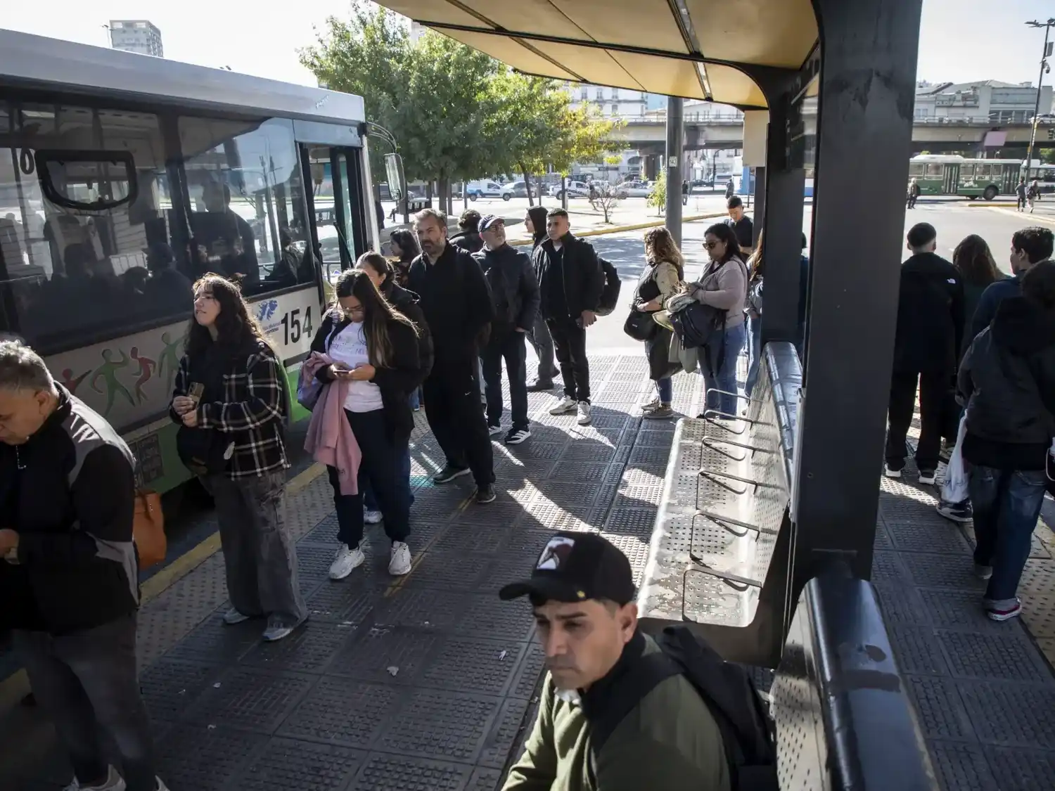Lentamente las empresas del transporte normalizaban los servicios.
