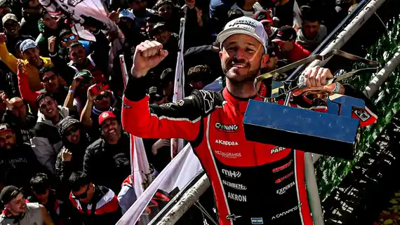 Canapino, dueño de todo el fin de semana en el Gálvez