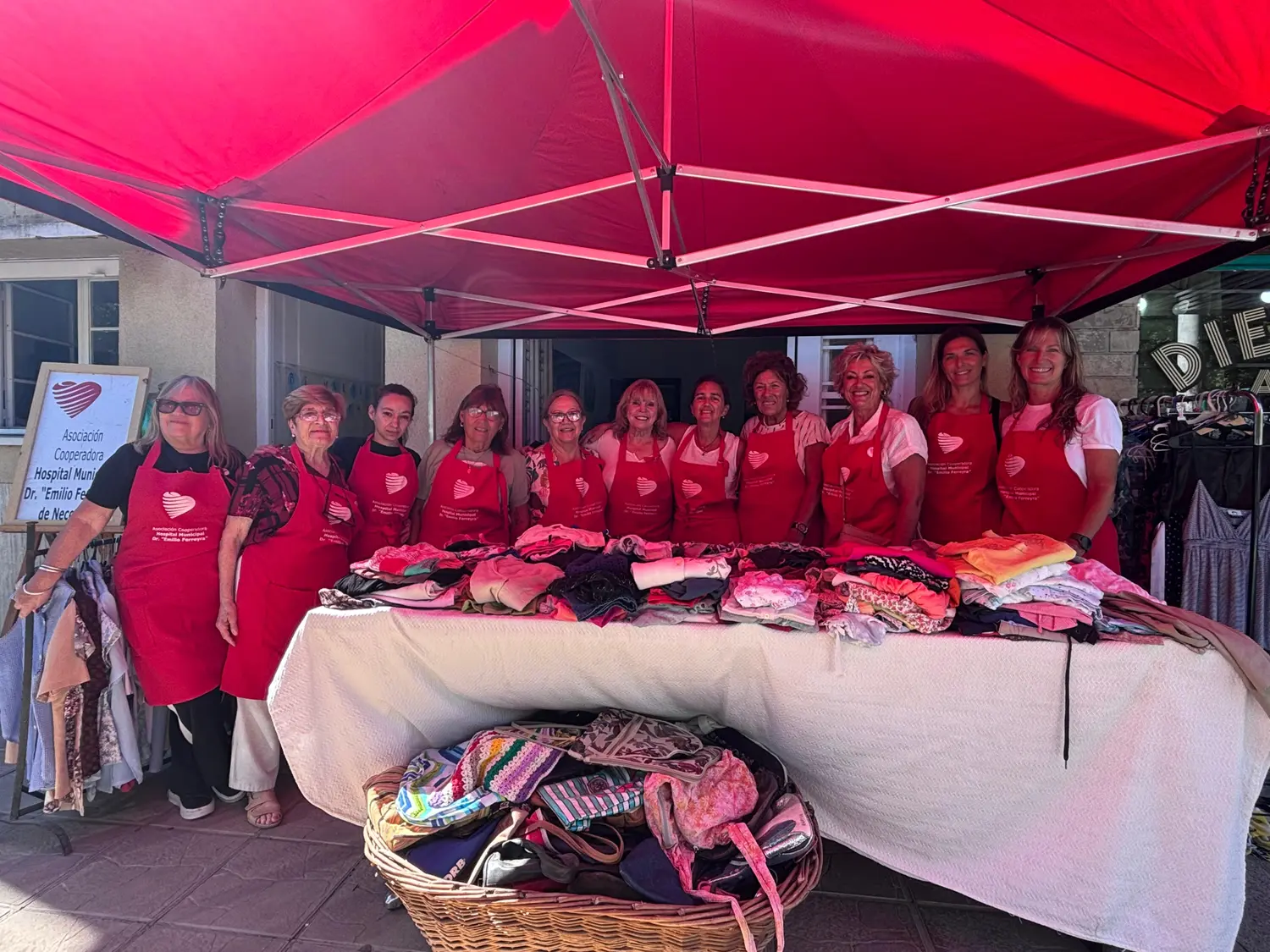 La feria solidaria, en calle 56