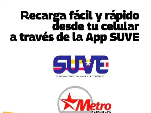El METRO de Caracas estrena APP para mejorar servicios con la tarjeta SUVE
