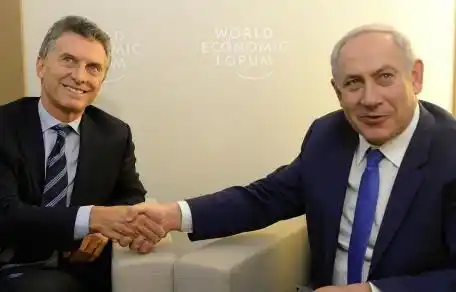Mauricio Macri se reunió con Benjamin Netanyahu en Davos