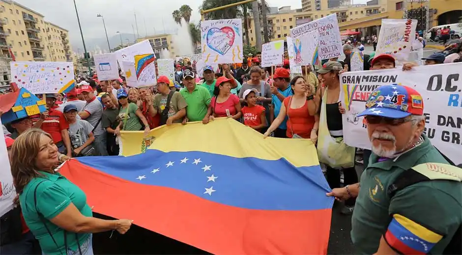 Venezuela: Hubo cruces y tensión por el Día del Trabajador 