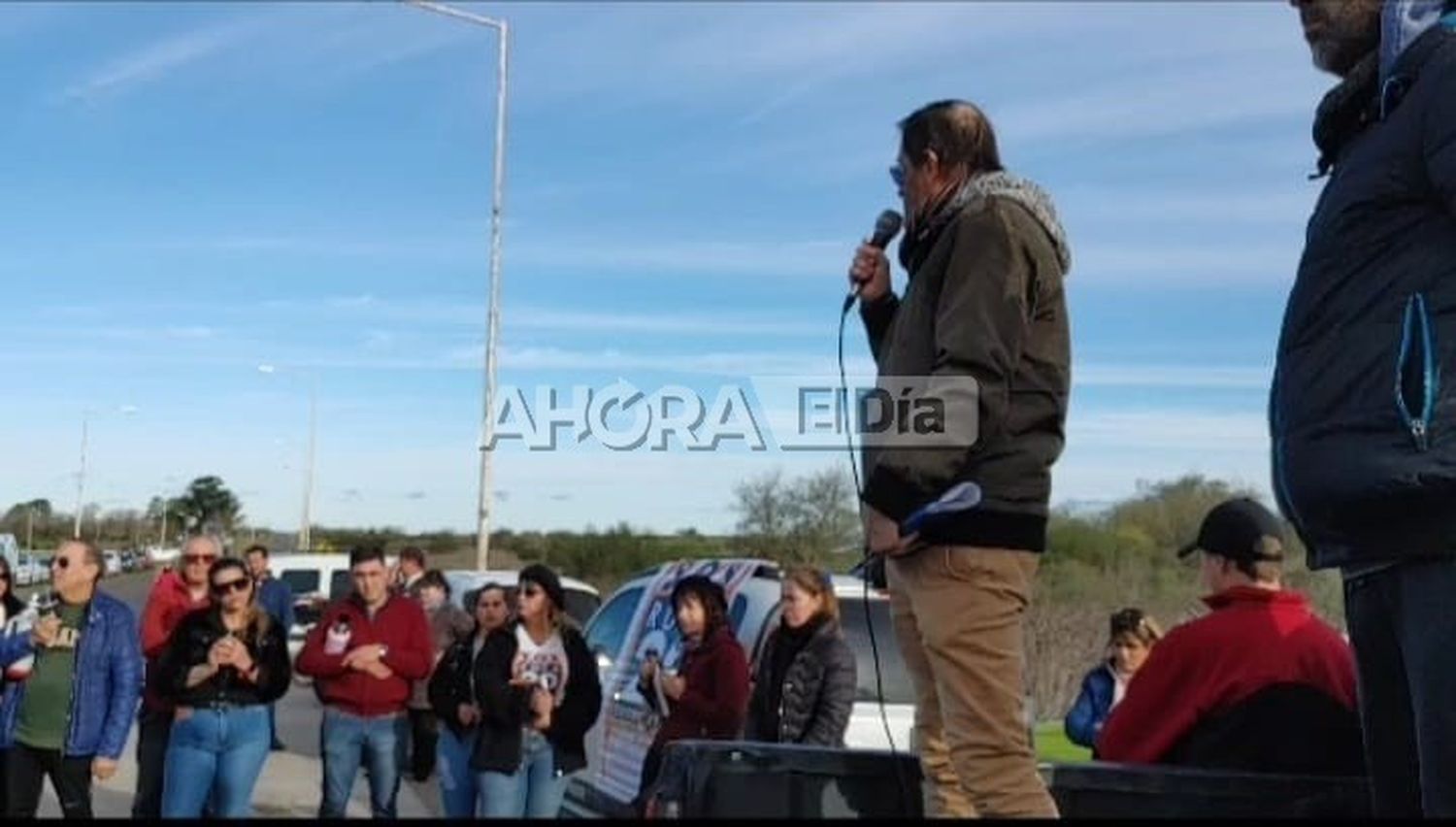 Nuevo reclamo por la Ruta 20: denunciaron que la Policía no dejó llegar a los manifestantes al lugar