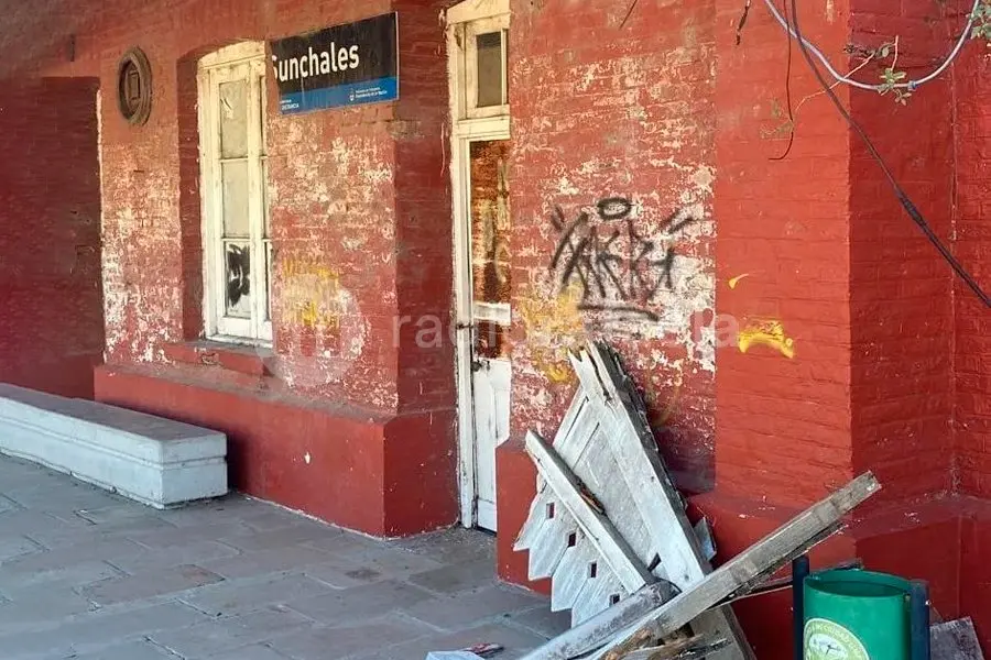 Nuevamente vandalizaron la Estación del Ferrocarril de Sunchales