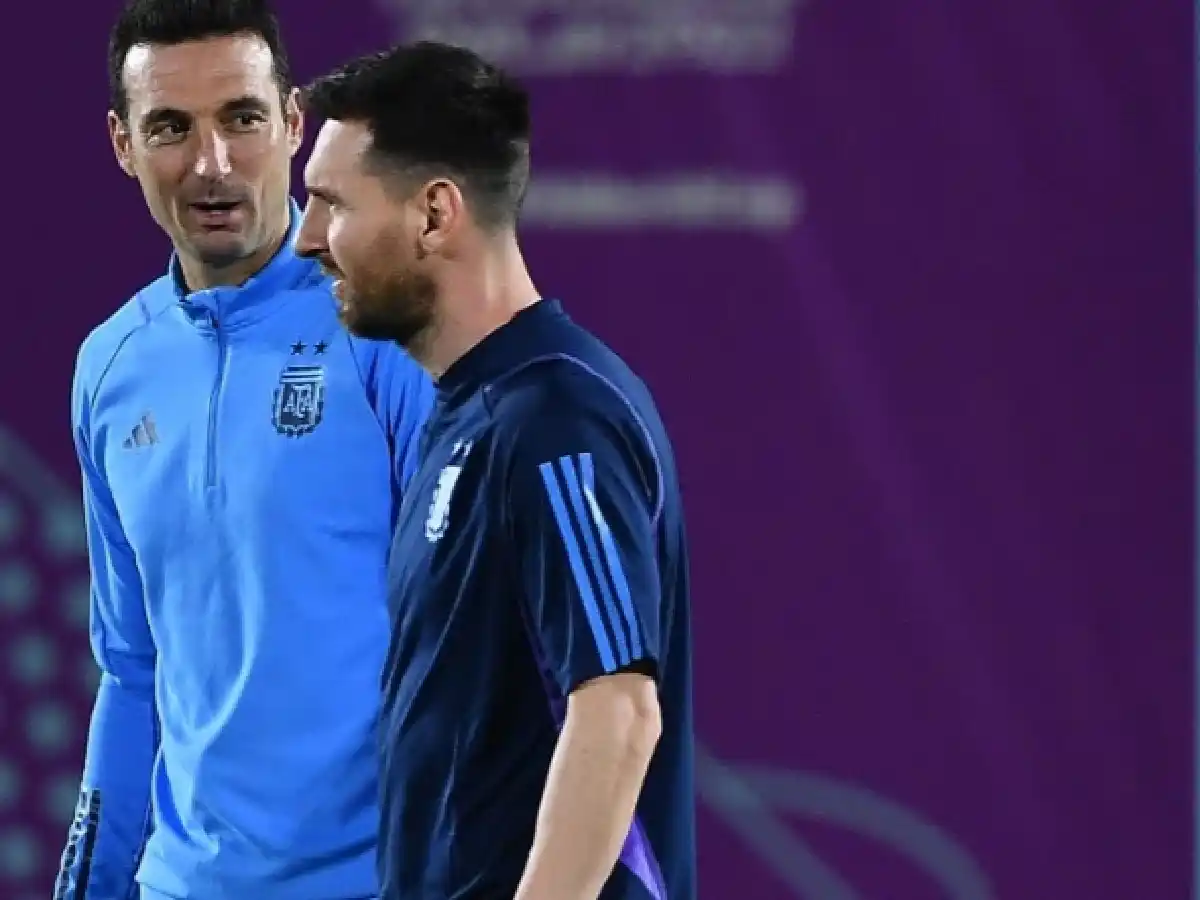 Messi encabezó el inicio del último entrenamiento previo al duelo con México
