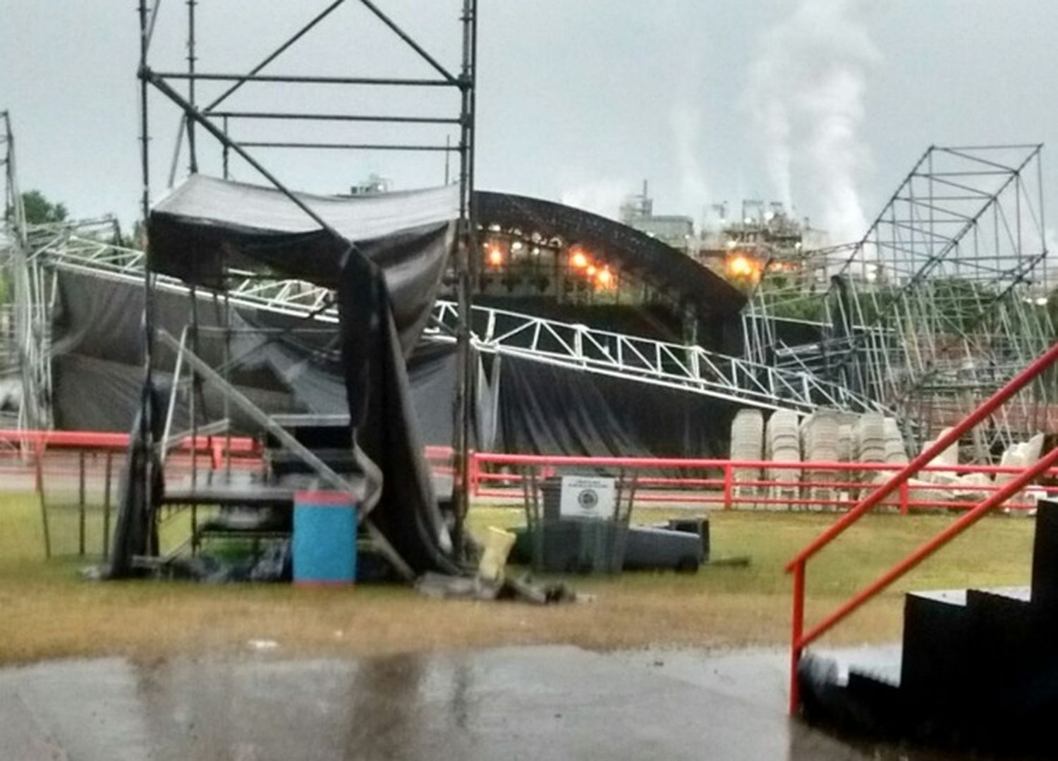 Pese a la tormenta y los destrozos, confirmaron el "Rock en Baradero"