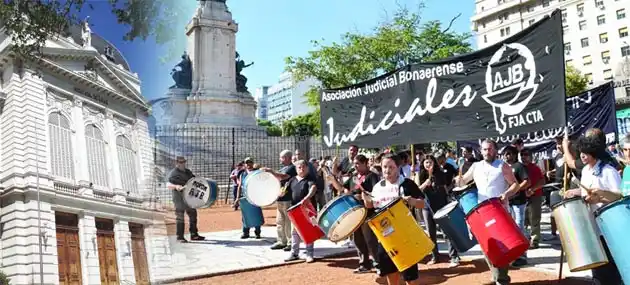 Nuevo paro de 48 horas de los judiciales bonaerenses
