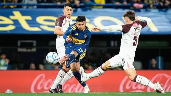 En un final para el infarto, Boca le ganó a Lanús con un gol agónico de Belmonte