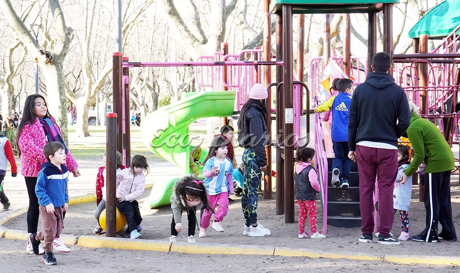 Plaza. Los juegos, el lugar más elegido
