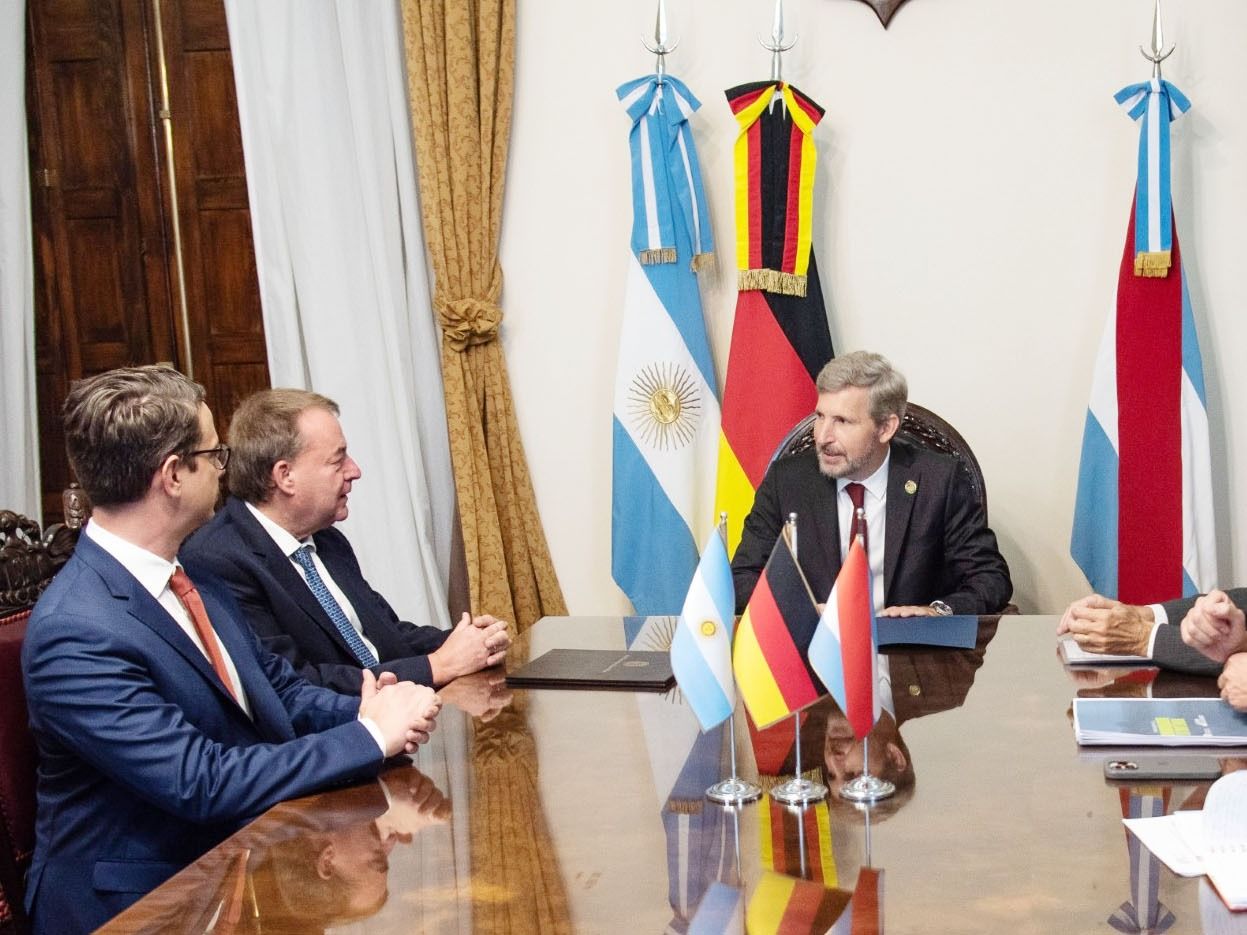 Frigerio recibió al Embajador de Alemania