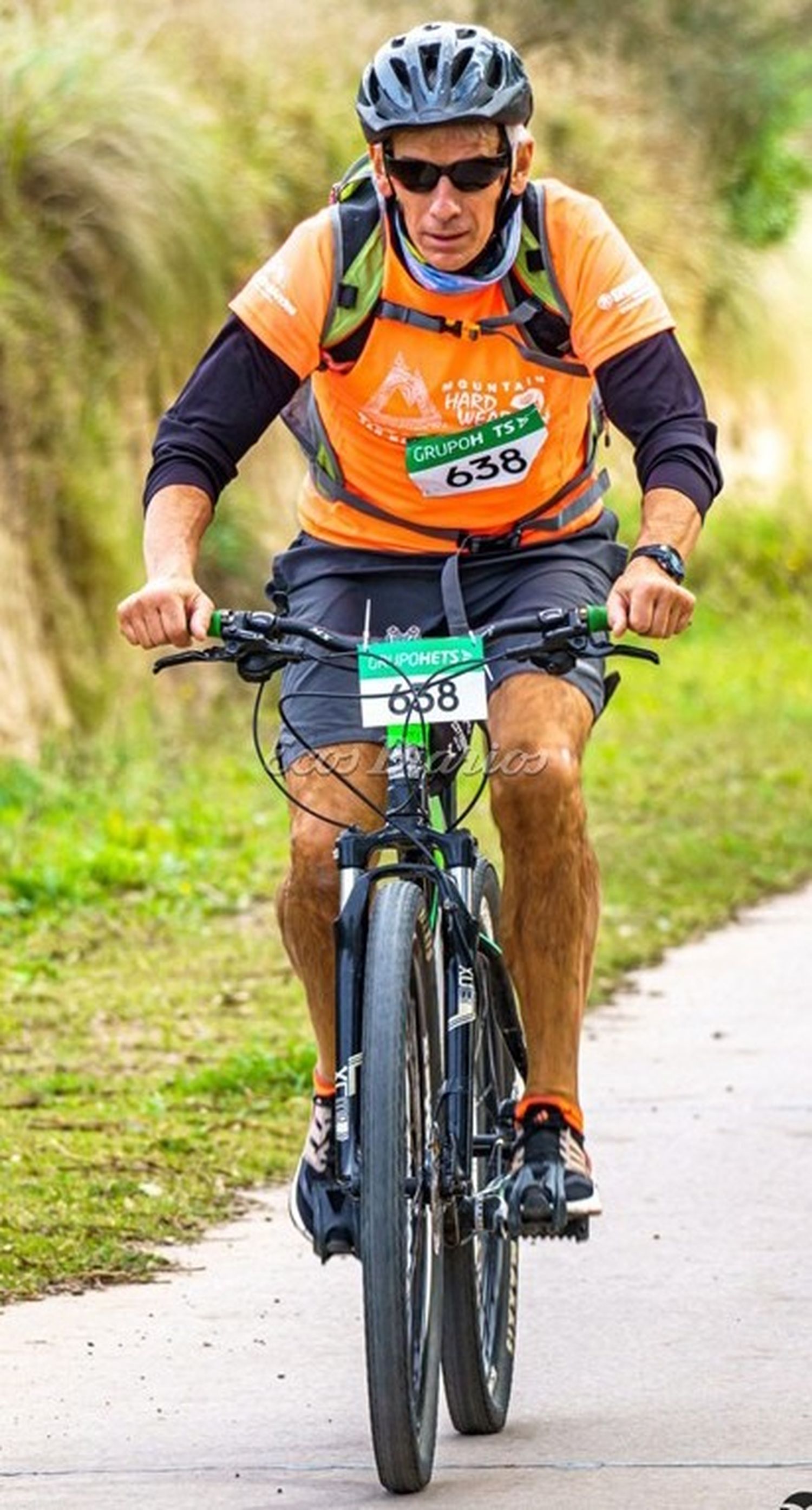 En competencia. Matías Gandoy en el Duatlón de Balcarce