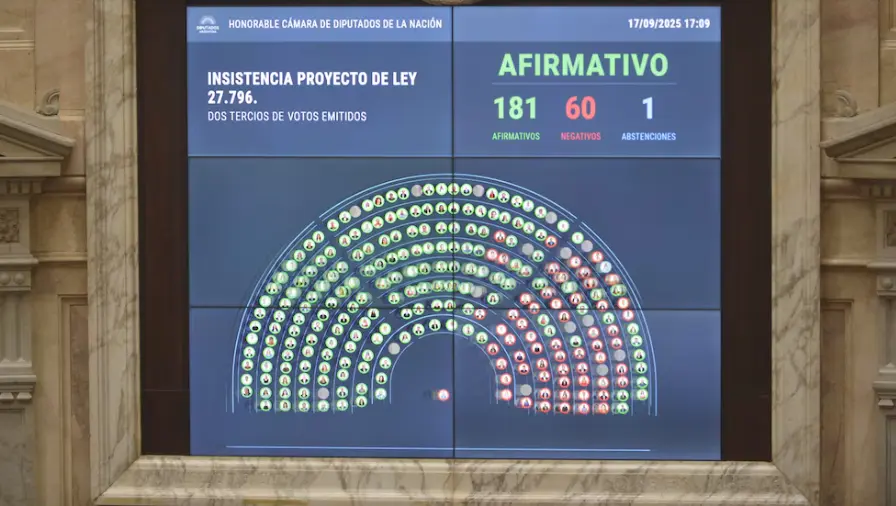 Durísima derrota del gobierno libartario