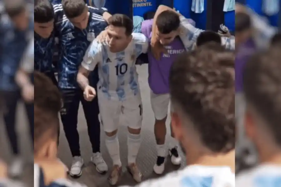 Emocionante: salió a la luz la arenga de Messi previa a la final de la Copa América