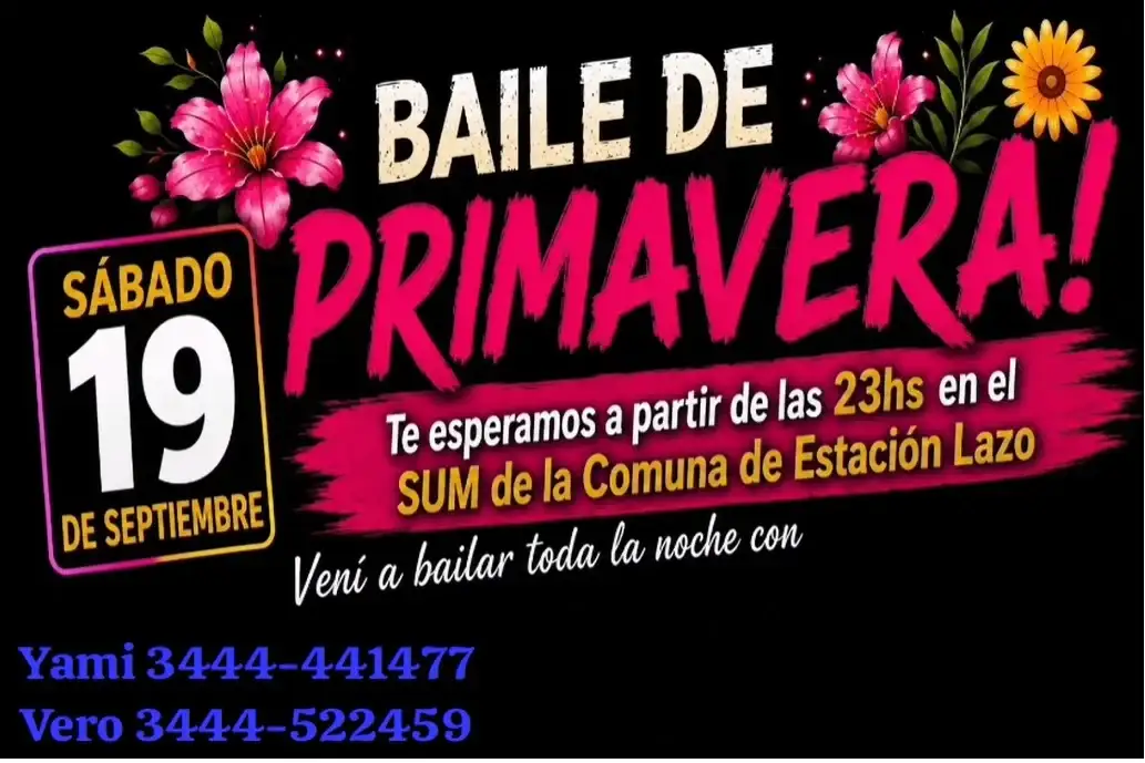 Estación Lazo: la Cooperadora de la Escuela N° 16 organiza un baile beneficio