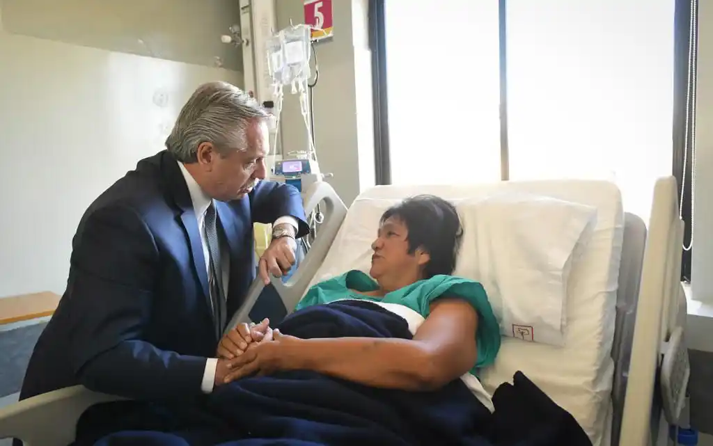 Milagro Sala fue visitada a mediados del año pasado por el Presidente.