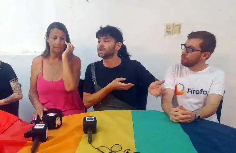 Pamela Maidana, Max Gálligo y Matías Demarchi.