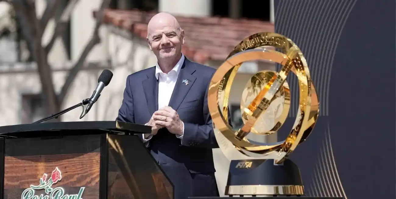 Infantino y su estrategia mundialista. Foto: Gentileza