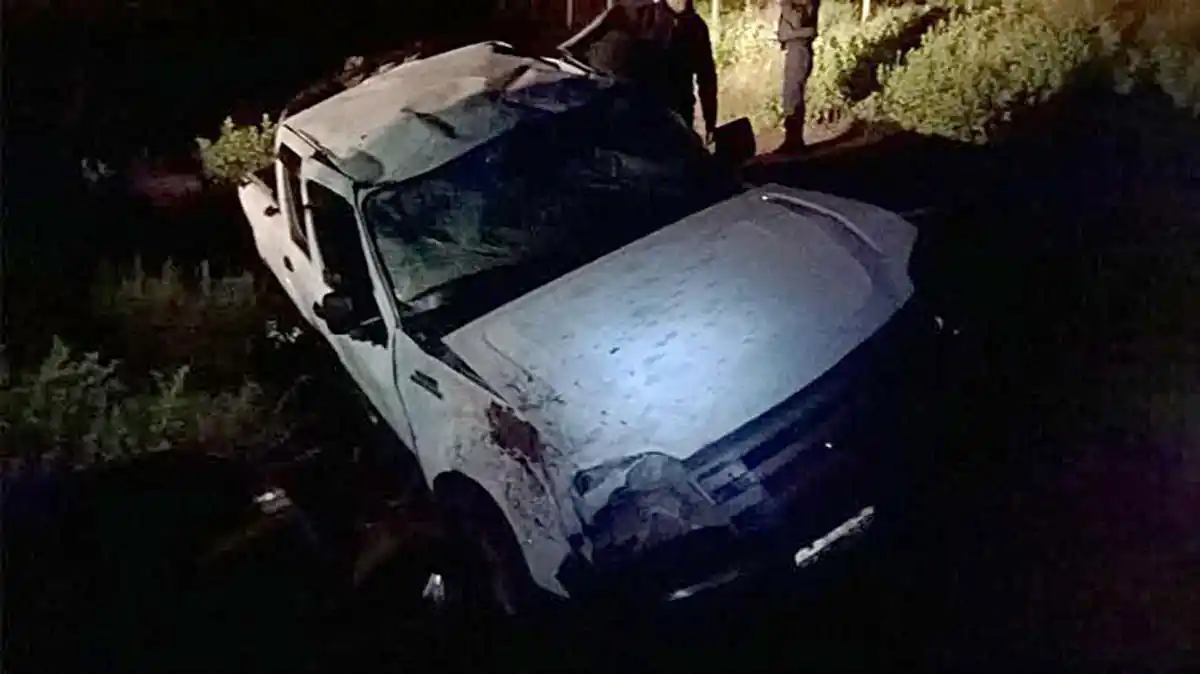 Ya está arreglada la camioneta que volcó Guzmán