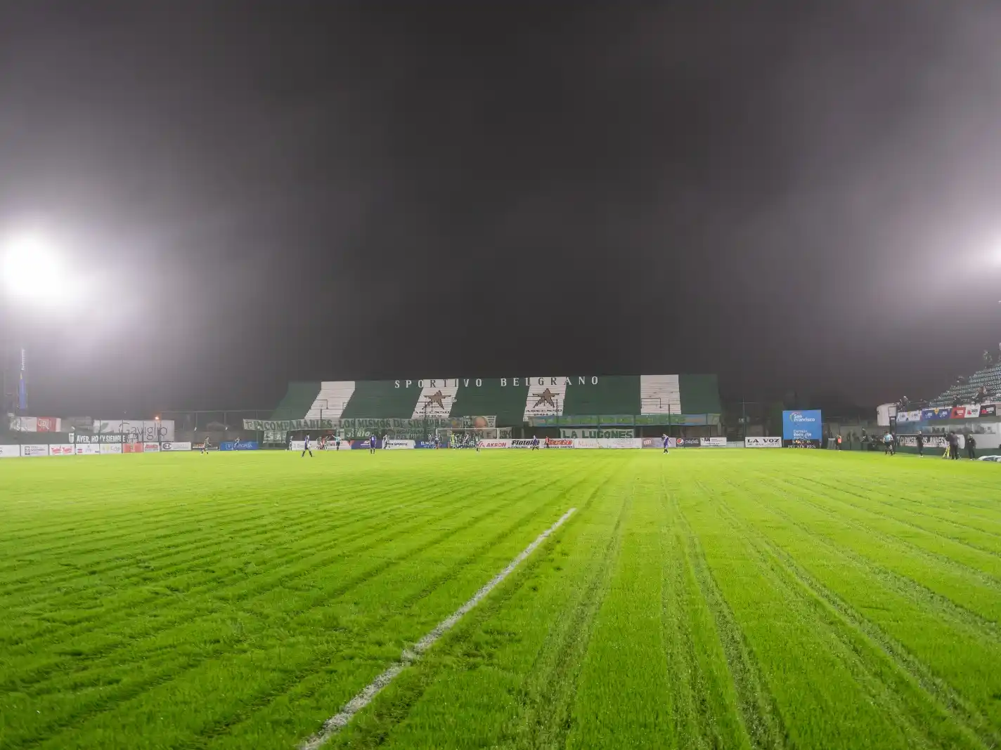 El escenario de la final