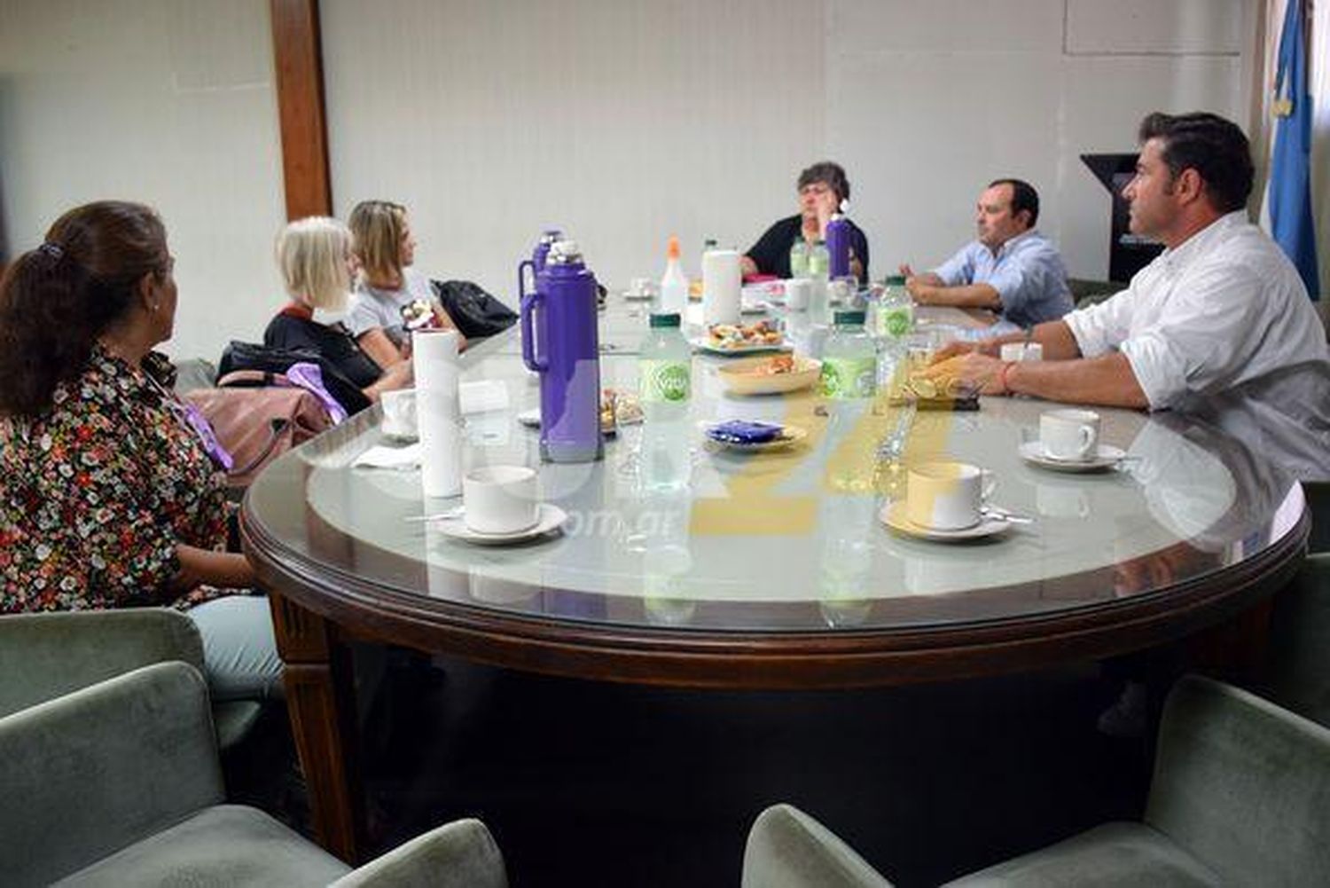 Lattanzi desayunó con integrantes de la Agrupación Mujeres Autoconvocadas de Rufino