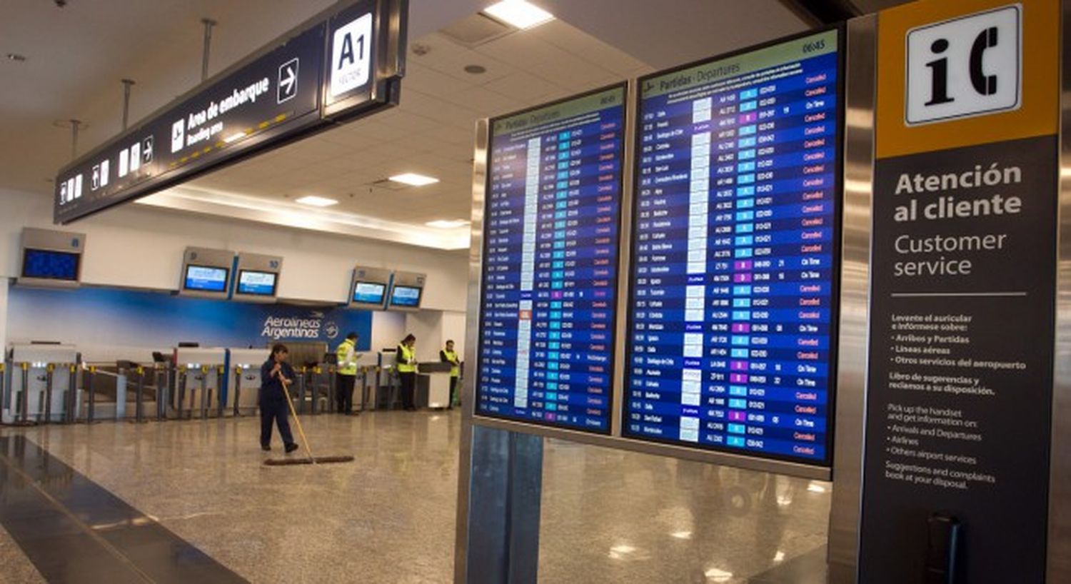 Se viene una jornada complicada para volar en Argentina.