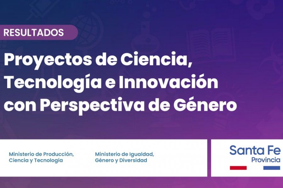 La provincia seleccionó 16 proyectos de Ciencia, Tecnología e Innovación con Perspectiva de Género