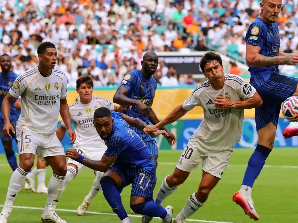 Emate del "Madrid" en su debut en el Al-Hilal. Mundial de Clubes ante el .Foto: Reuters