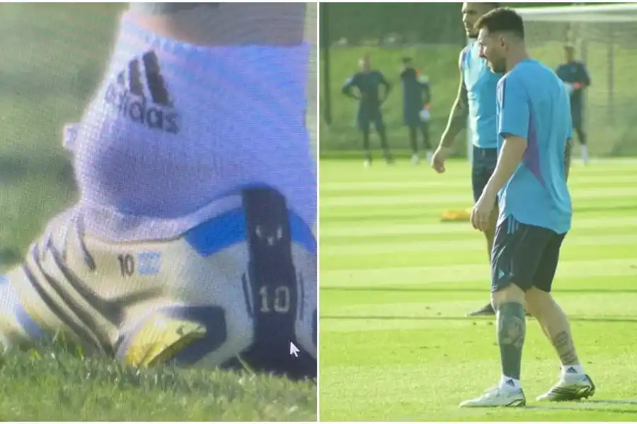 Al mediodía hablan Messi y Scaloni: gran preocupación por una foto del tobillo del 10
