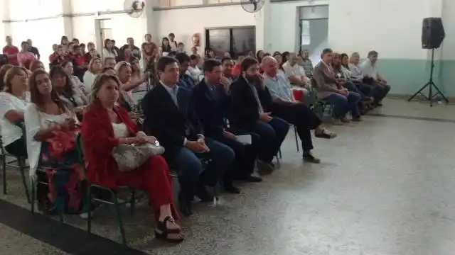 Francisco Morchio participó del acto de inicio del ciclo lectivo