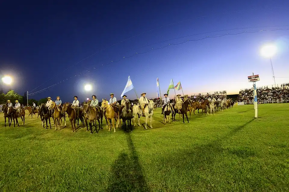 Todo listo para la gran fiesta gaucha