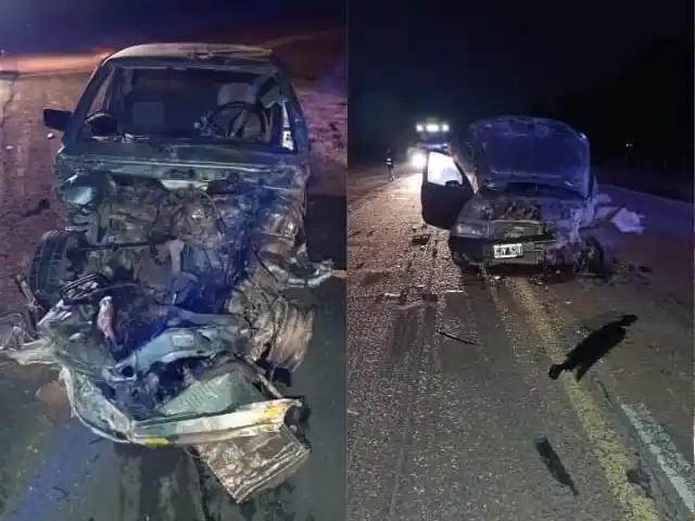 Triple colisión en Ruta Nacional 12, a metros del acceso a General Ramírez