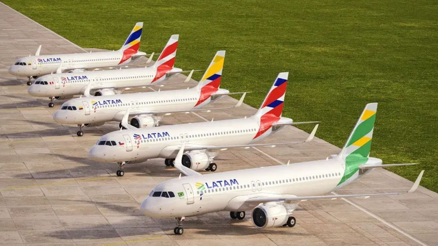 LATAM Group introduces new livery in South American subsidiaries’ flag colors