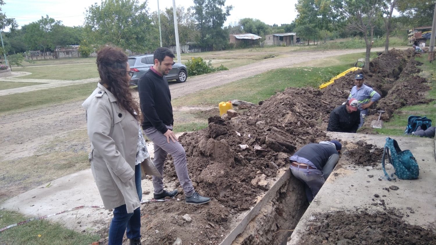 Avellaneda: la obra de red de gas en B° Martín Fierro alcanza un 50 % de avance 