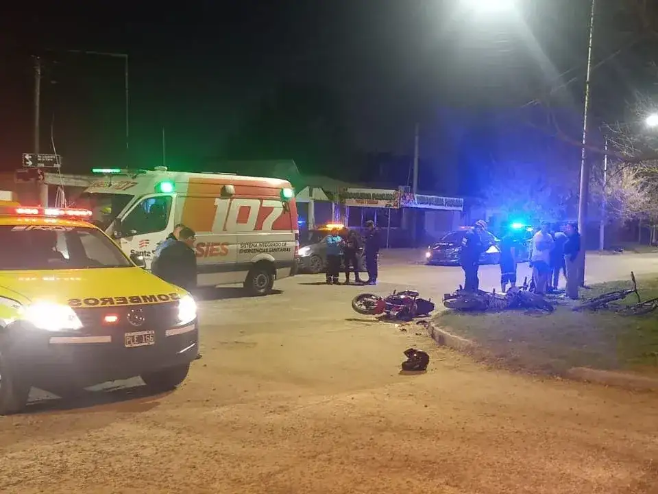 Las motocicletas quedaron a la par.
