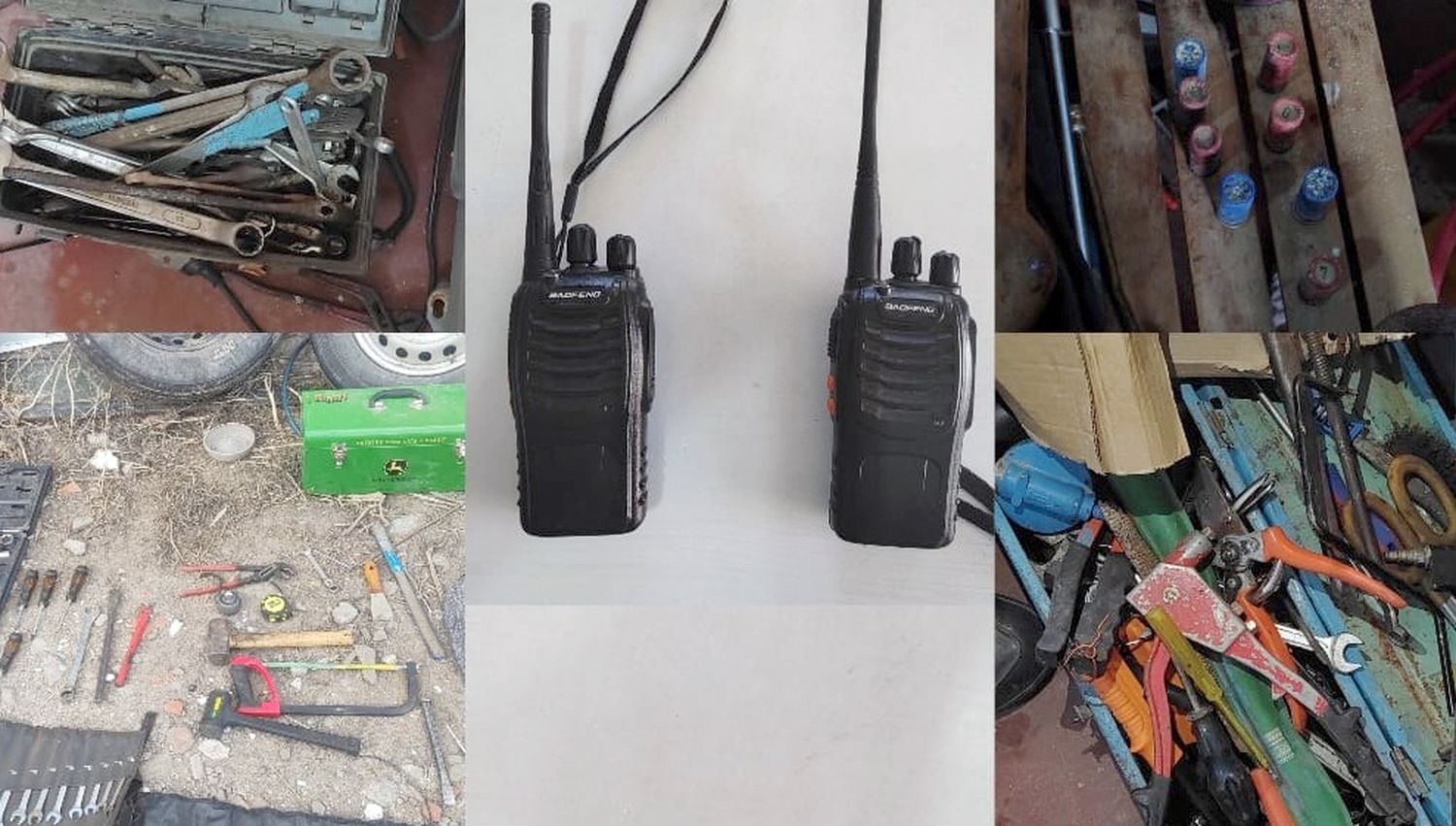 Desbarataron un “aguantadero”, tras cuantioso robo en un campo