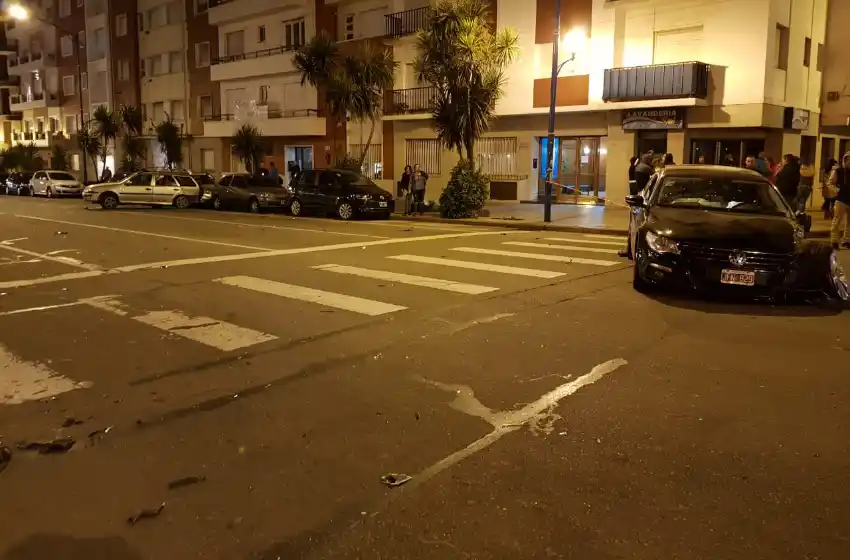 Impactante choque en Colón y Alsina