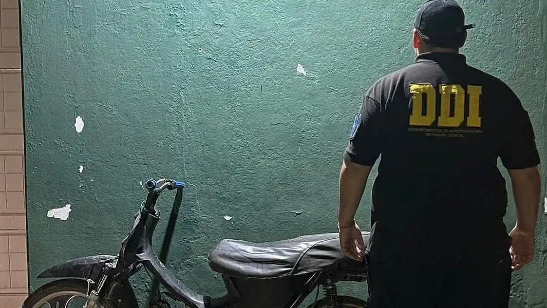Secuestraron una moto