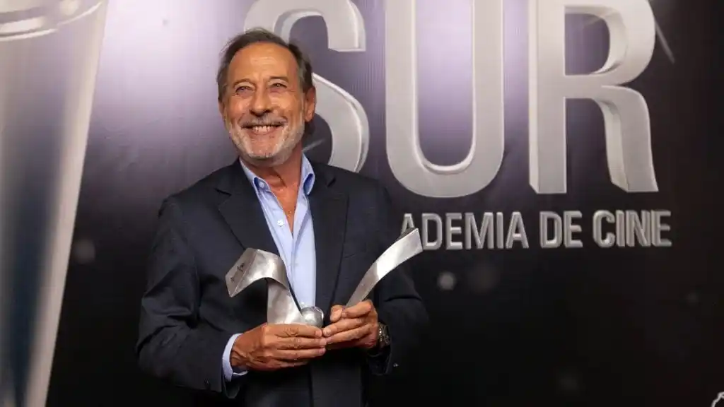 El actor recibió el Premio a la trayectoria en la ceremonia que se realizó en Córdoba.
