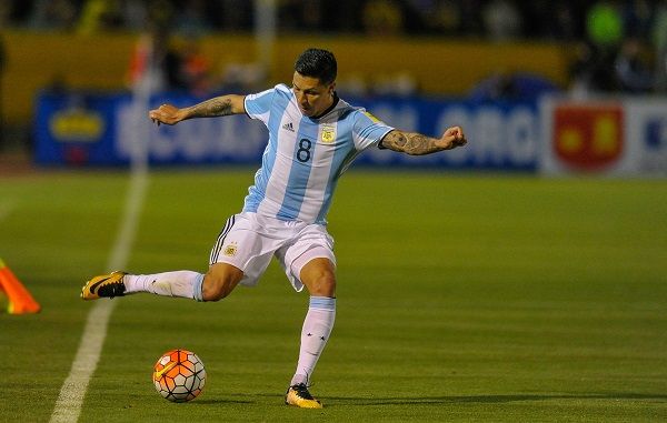 Enzo Pérez es el elegido de Sampaoli para reemplazar a Lanzini