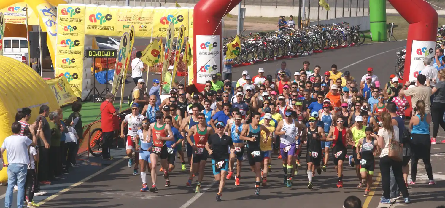 Se corre en el Autódromo la segunda fecha del Duatlón