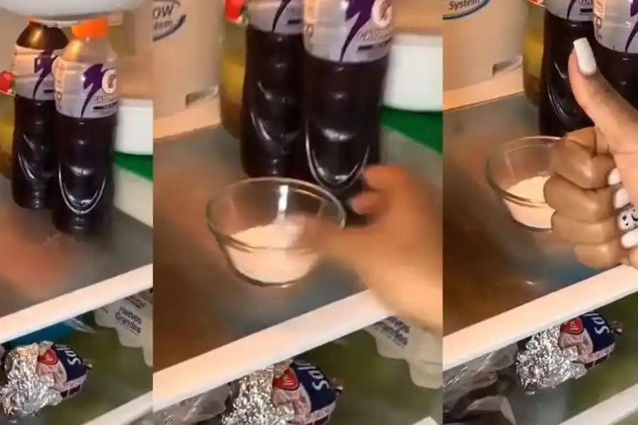 Mostró el truco definitivo para sacar olores de la heladera con solo un ingrediente y se volvió viral